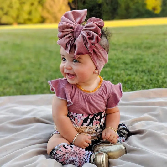 Velvet Bow Headbands