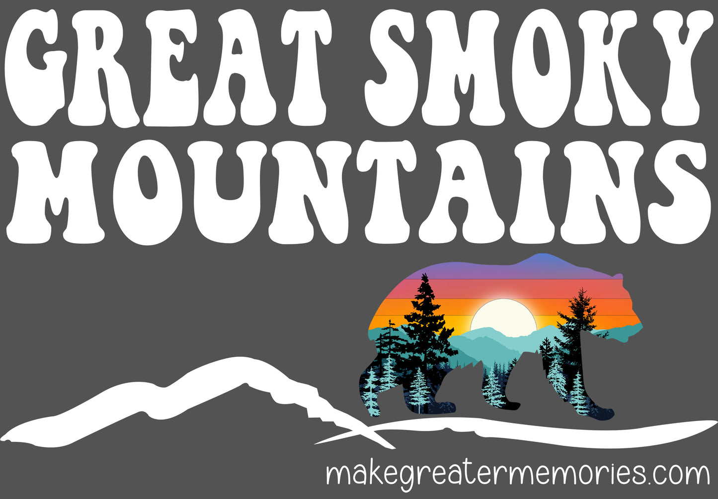 Great Smoky Mountains Sunset Bear
