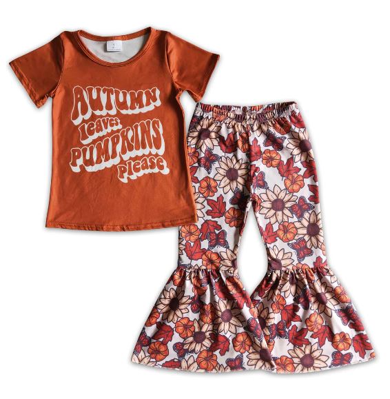 Autumn Leaves Pumpkins Please Outfit
