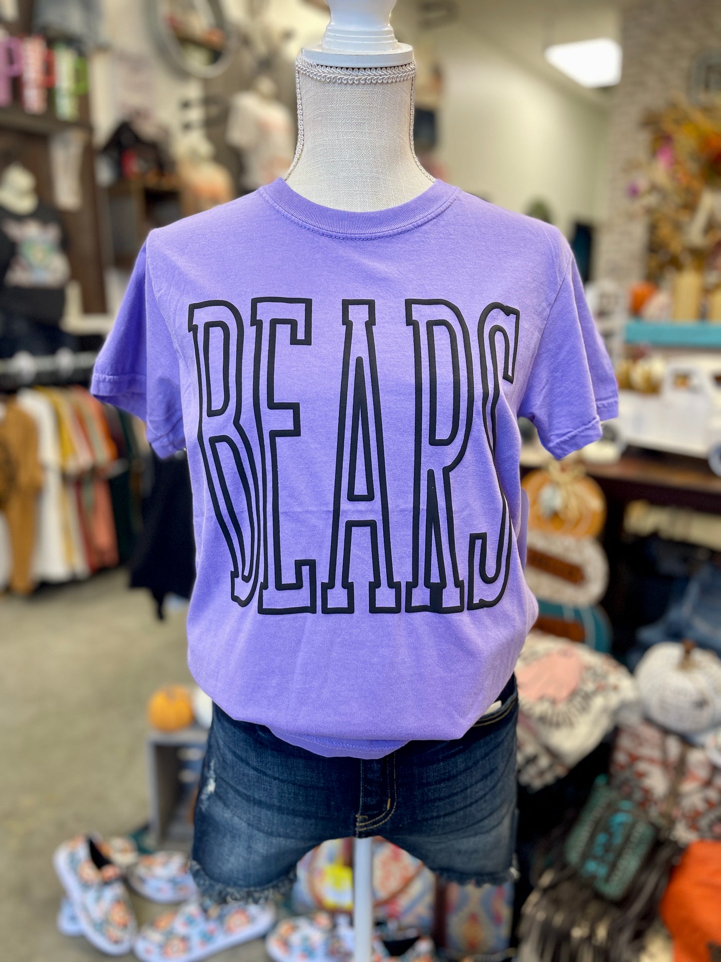 Bears Varsity Outline Puff Tee