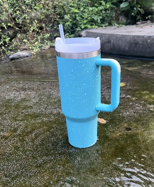 Lake Blue Stainless Steel Double Wall Insulated Cup - 40oz