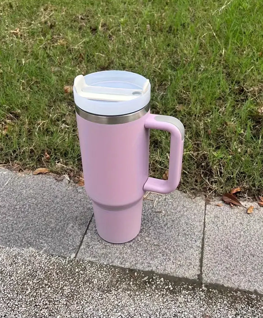 Light Violet Stainless Steel Double Wall Insulated Cup - 40oz