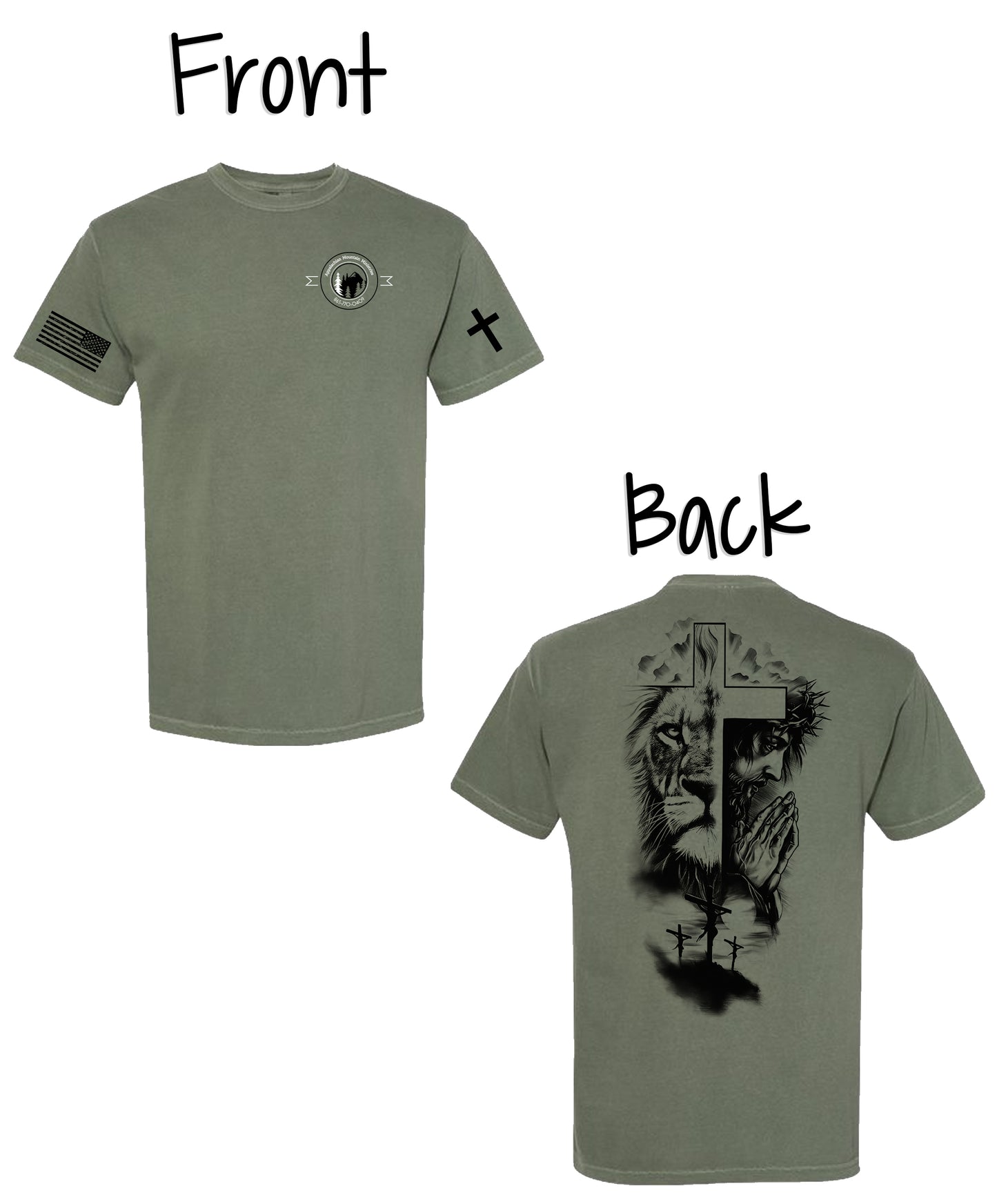 Jesus Praying - Cross Sleeve