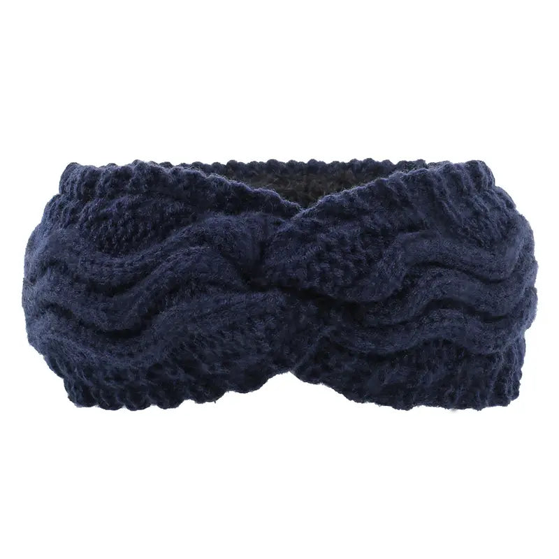Criss Cross Knitted Winter Headband