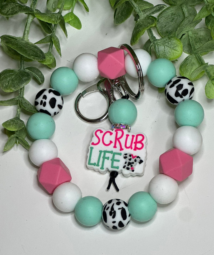 Strawberry Scrub Life Wristlet