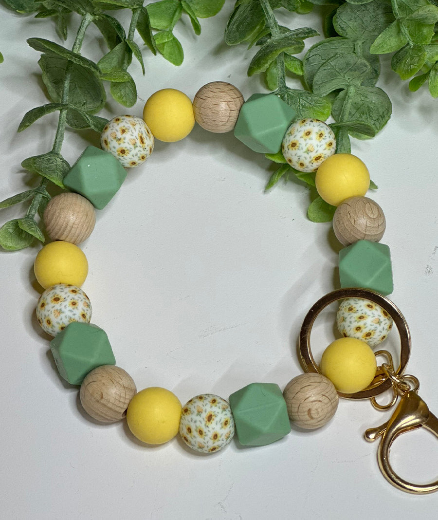 Sunflower Sage Wristlet