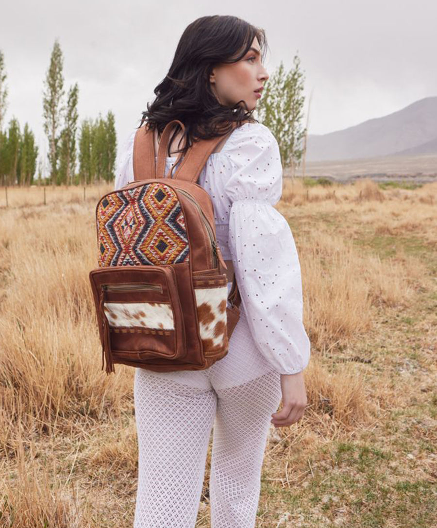 brown leather boho backpack Pecan Backpack – Goose Creek Boutique Printing Co
