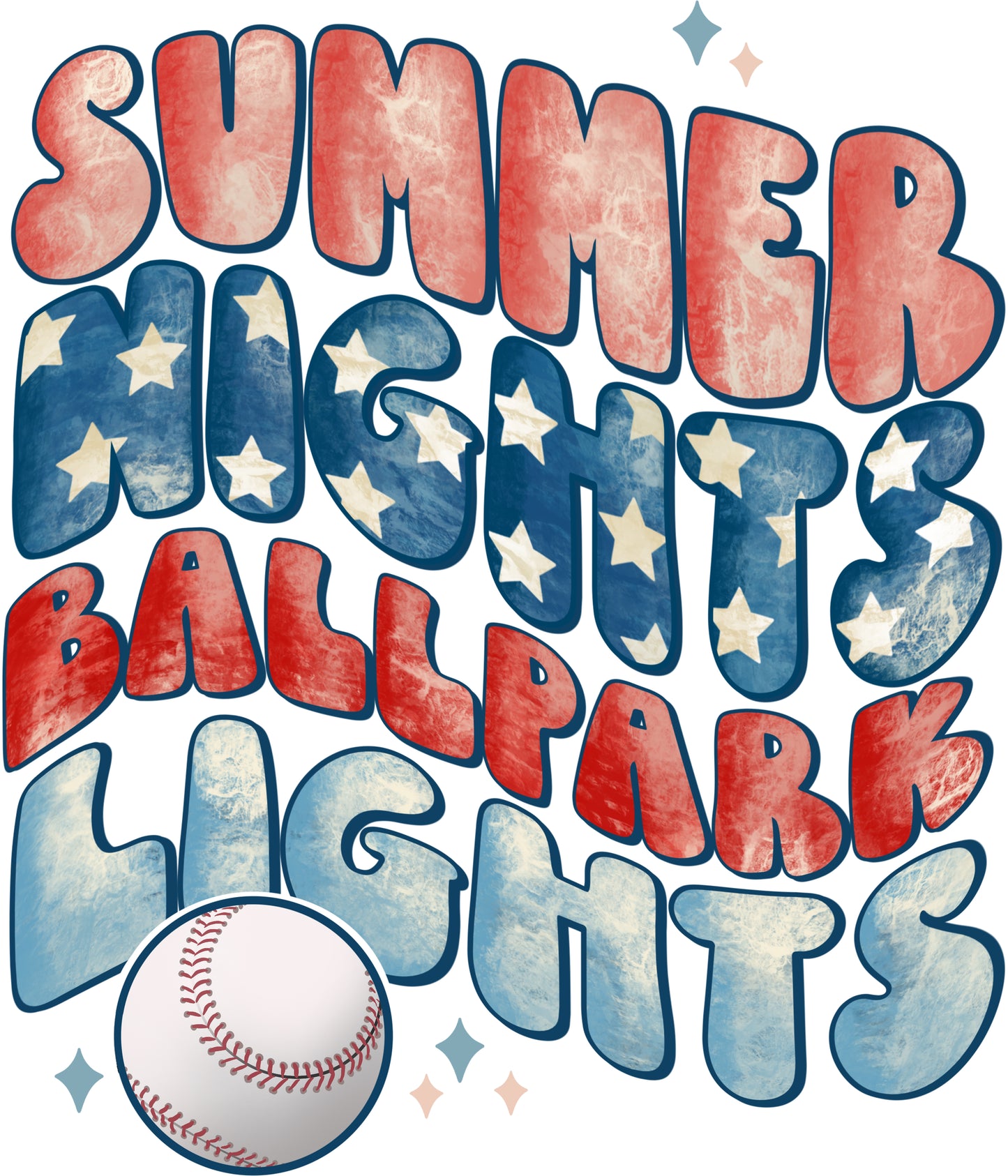 Summer Nights Ballpark Lights