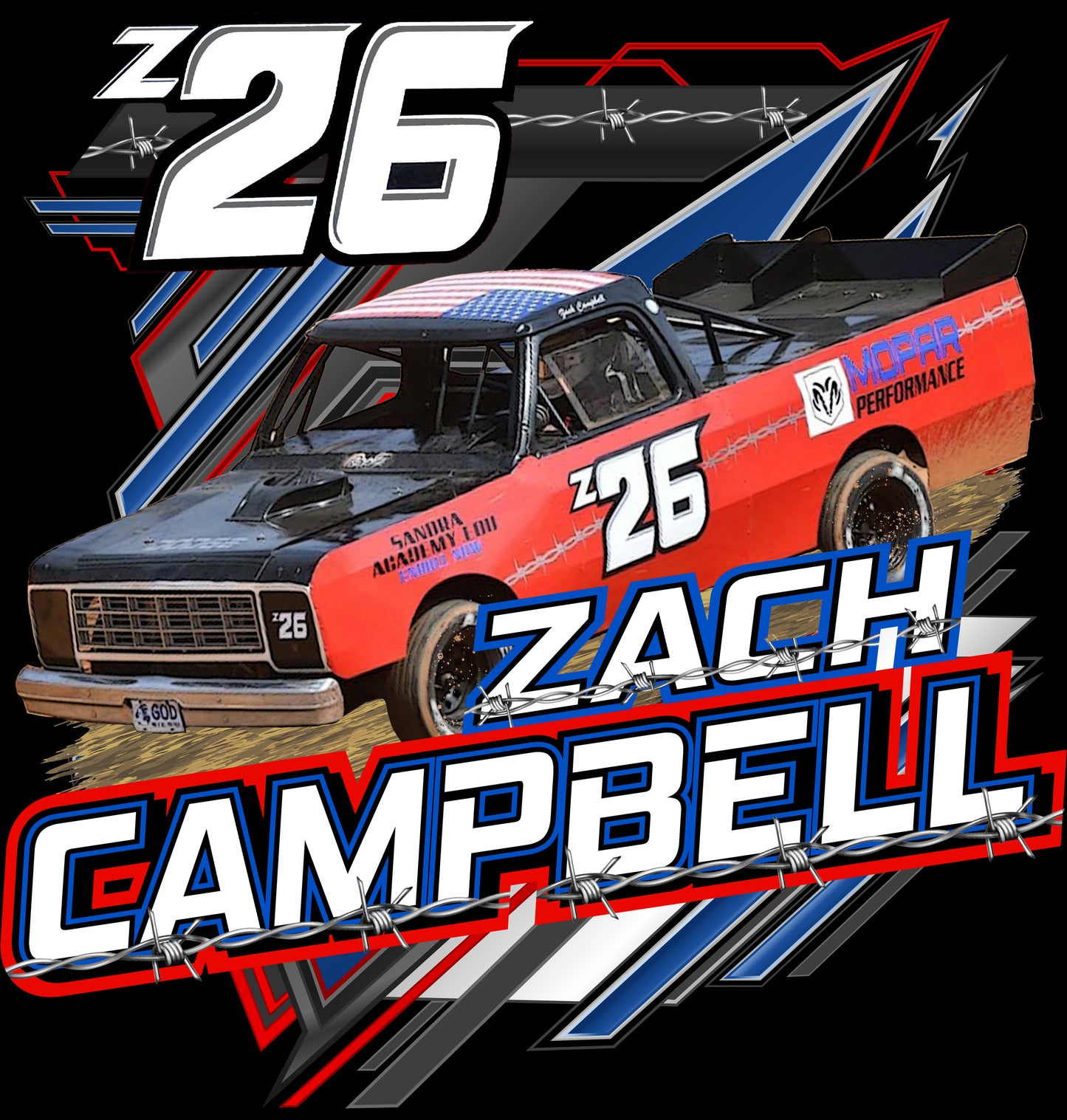 Zach Campbell Racing Shirts 2023
