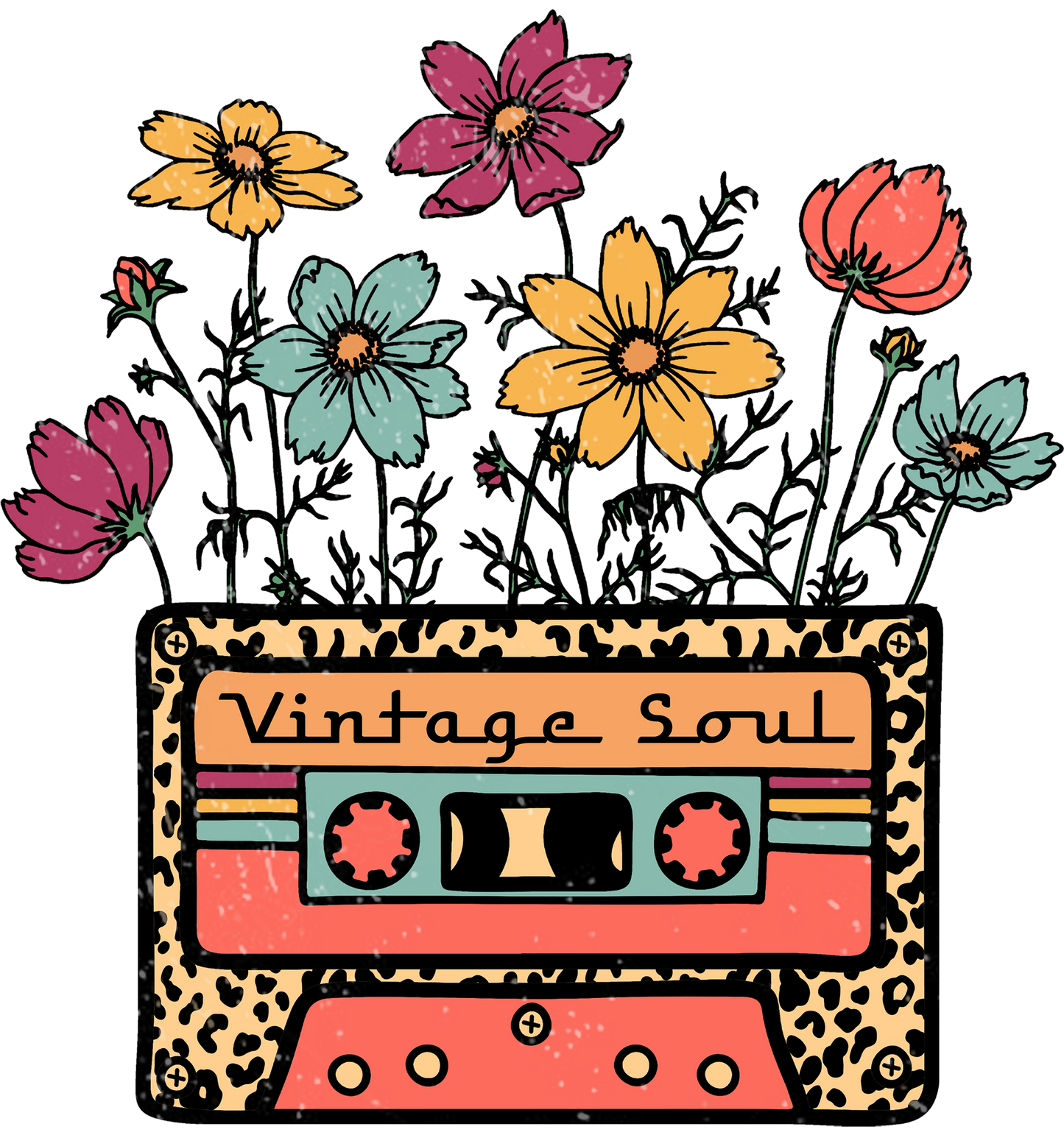 Floral Vintage Soul Cassettee