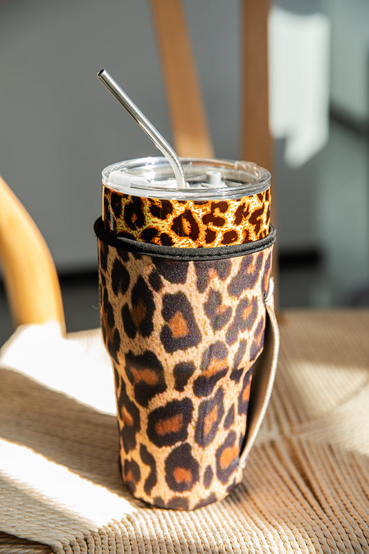 Leopard Pattern Cup Cover