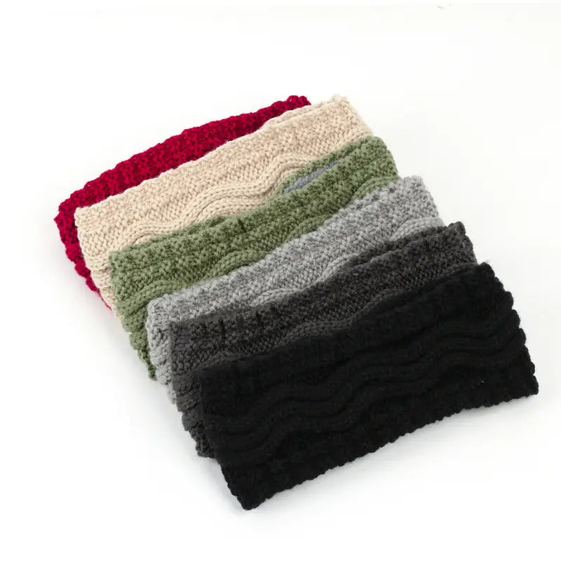 Criss Cross Knitted Winter Headband