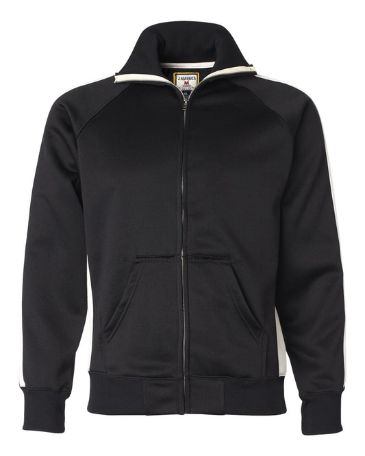 Vintage Polyester Fleece Track Jacket