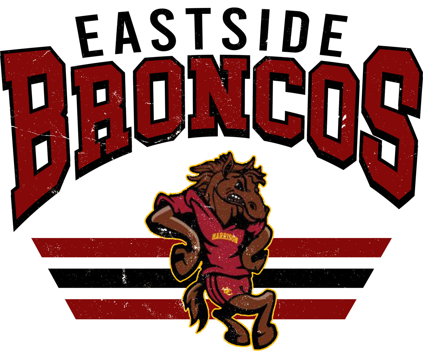 Eastside Broncos Retro (Distressed)