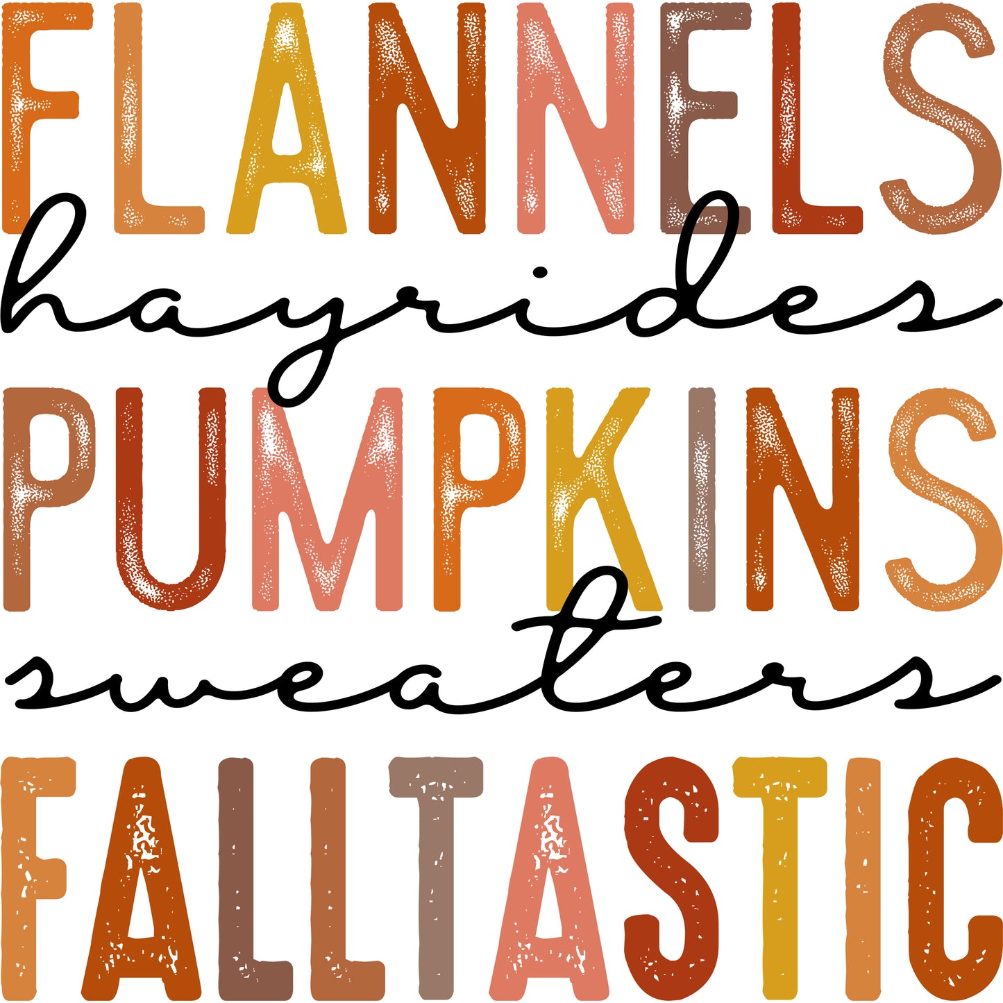 Flannels Pumpkins Falltastic