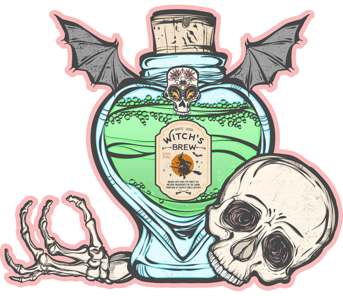 Witches Brew Potion Bottle