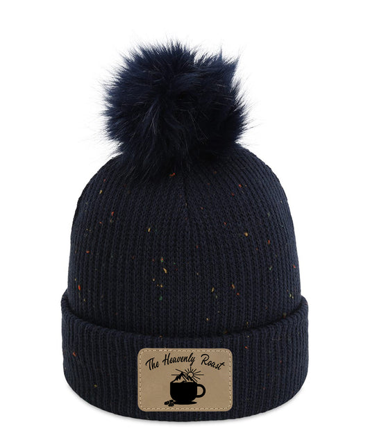 The Heavenly Roast Pom Cuffed Beanie