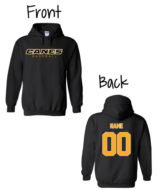 Canes w. Player Name & Number