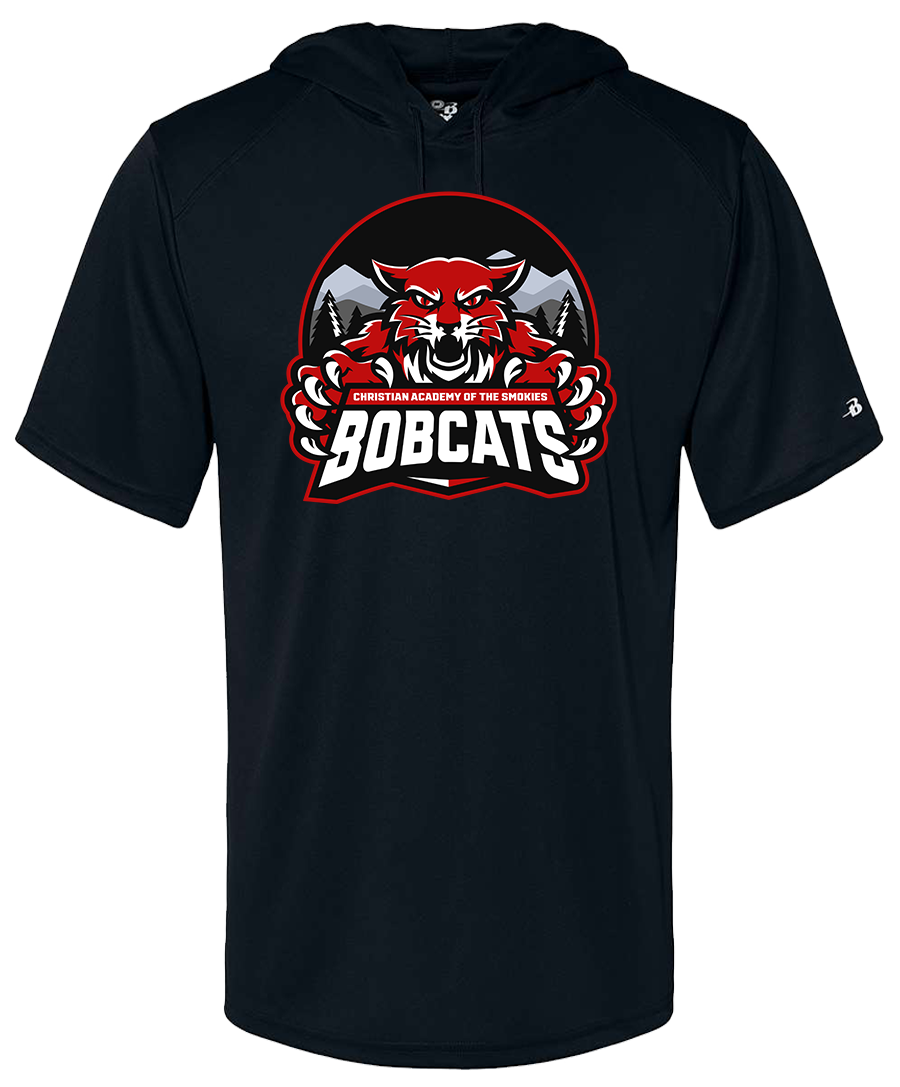 Hooded Tshirt {Dark Mode-2 LoGo}