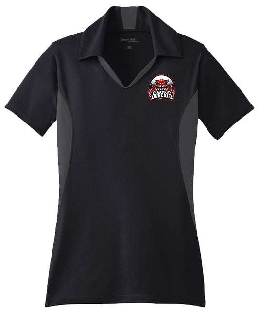 Bobcats - Ladies Side Blocked Micropique Polo