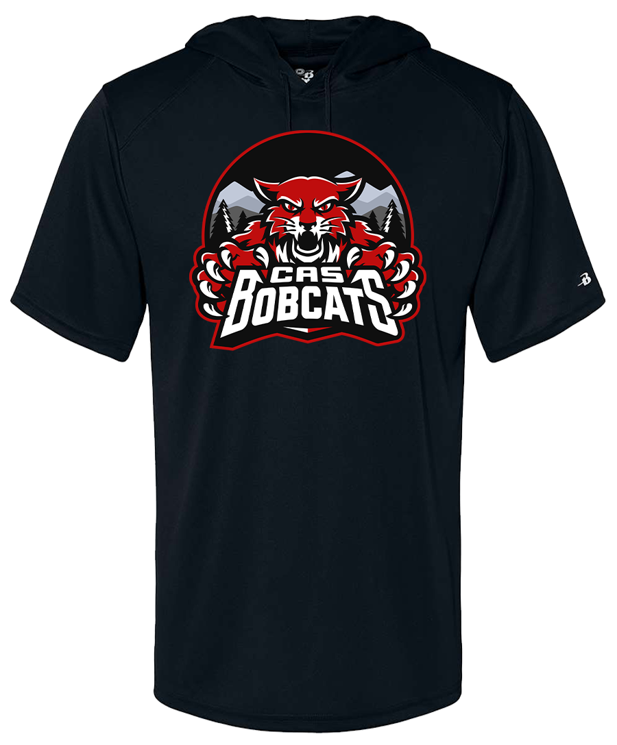 Hooded Tshirt {Dark Mode LoGo}