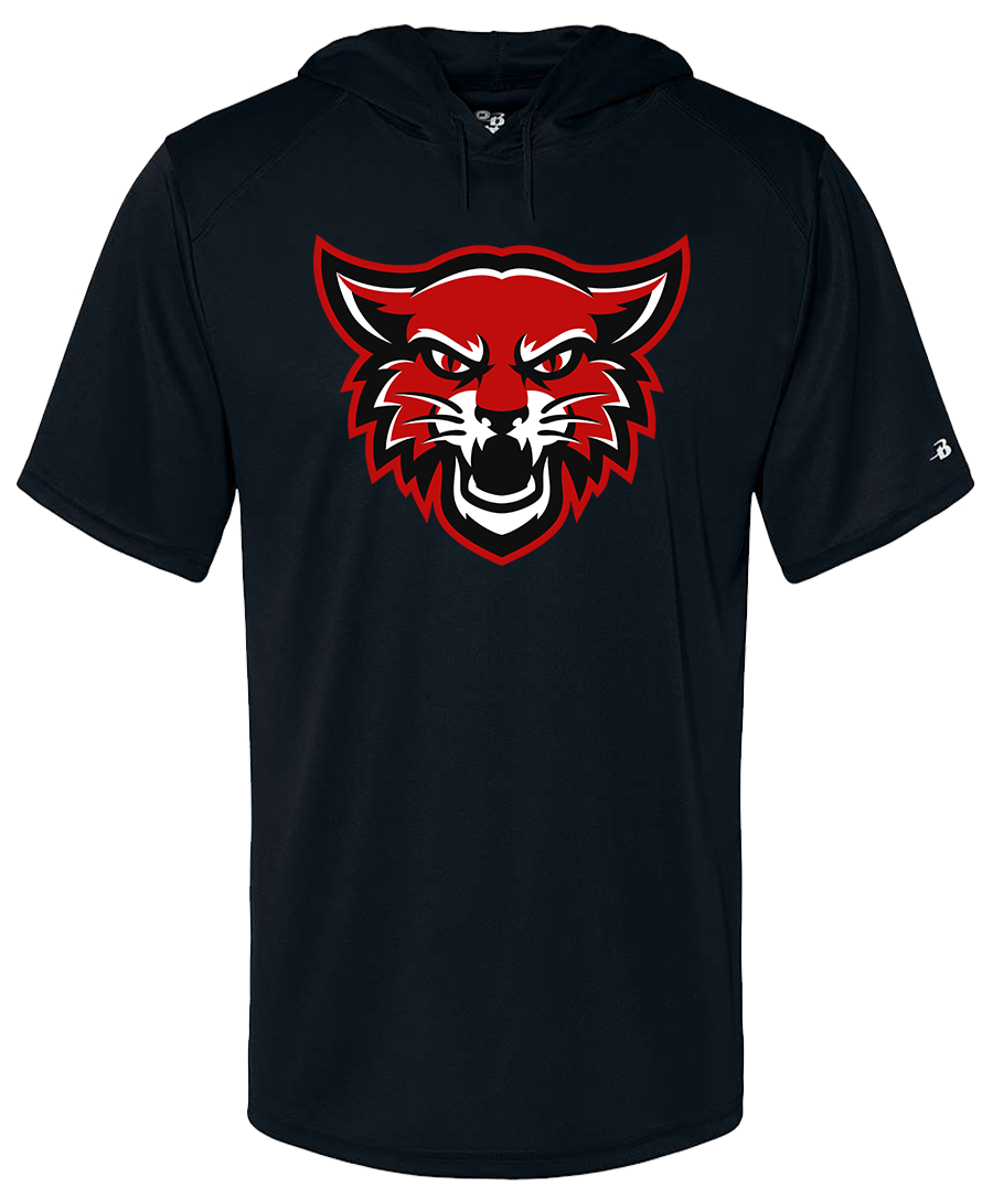 Hooded Tshirt {Head Mascot LoGo}