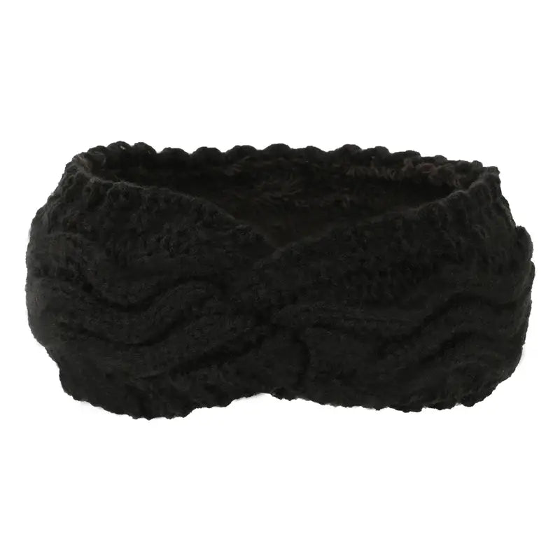 Criss Cross Knitted Winter Headband