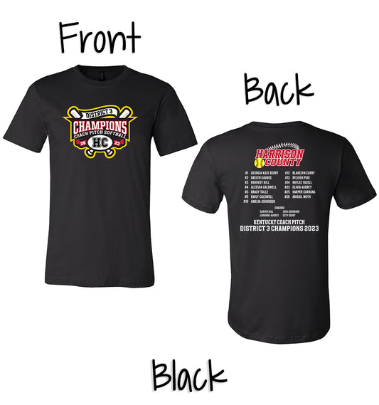Harrison County Champion Roster Shirt