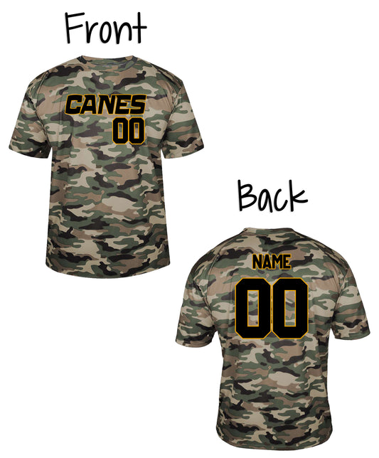 Camo Canes w. Player Number