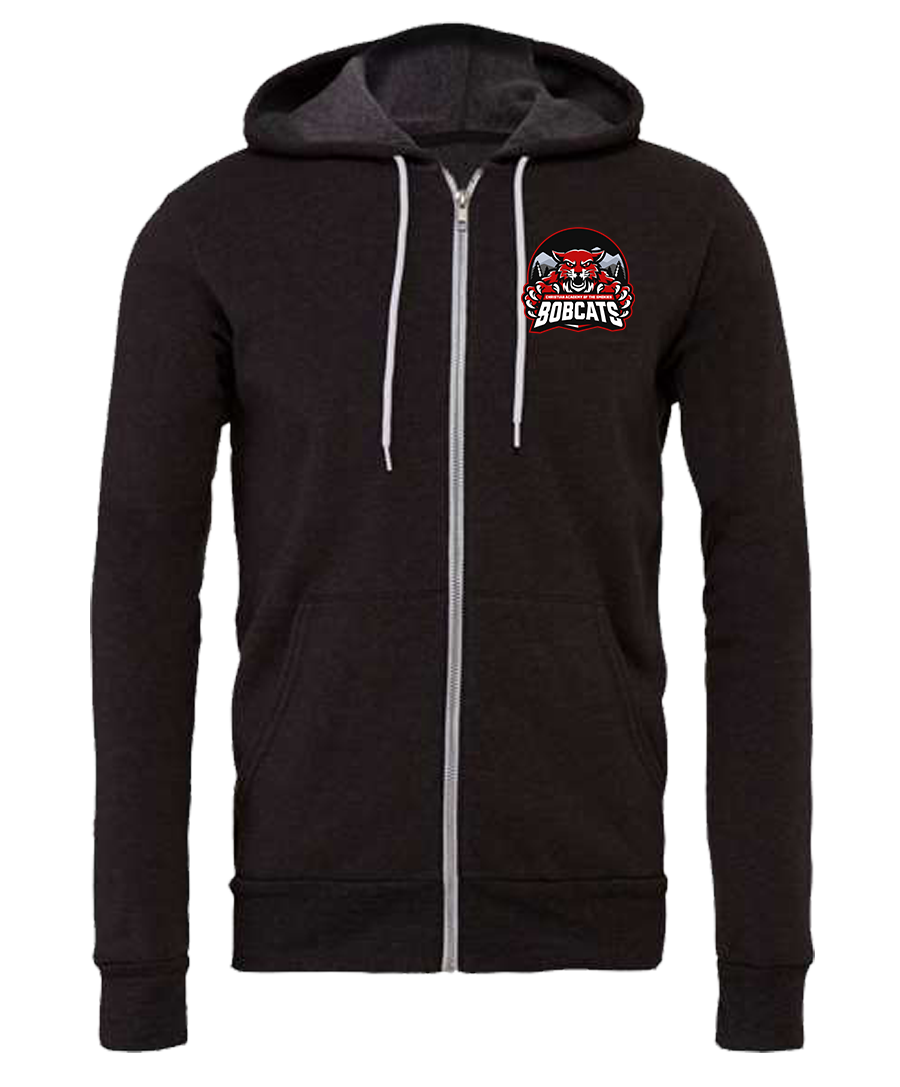 Full-Zip Hoodie {Dark Mode - 2 LoGo}