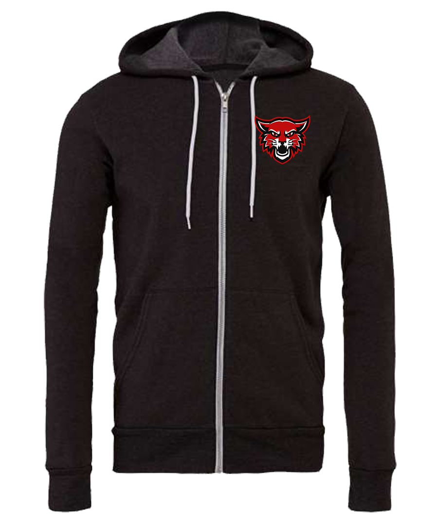 Full-Zip Hoodie {Head Mascot LoGo}