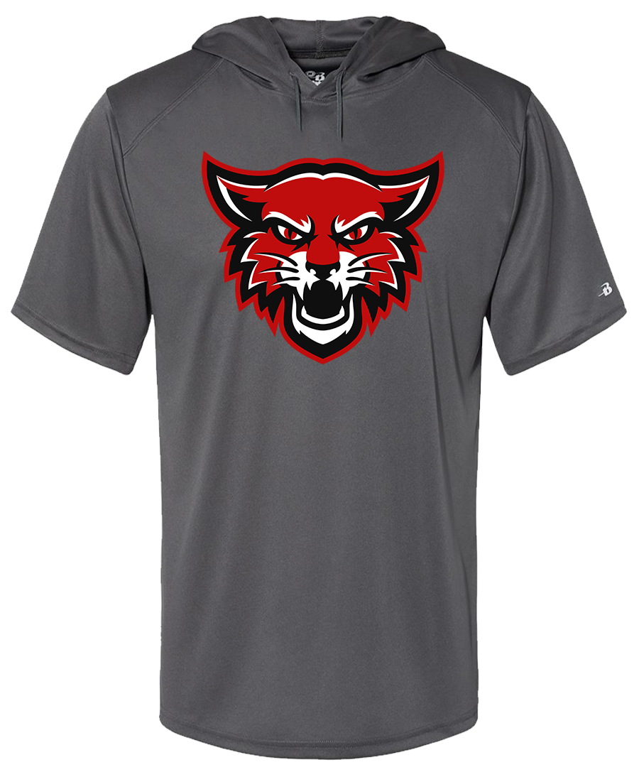 Hooded Tshirt {Head Mascot LoGo}