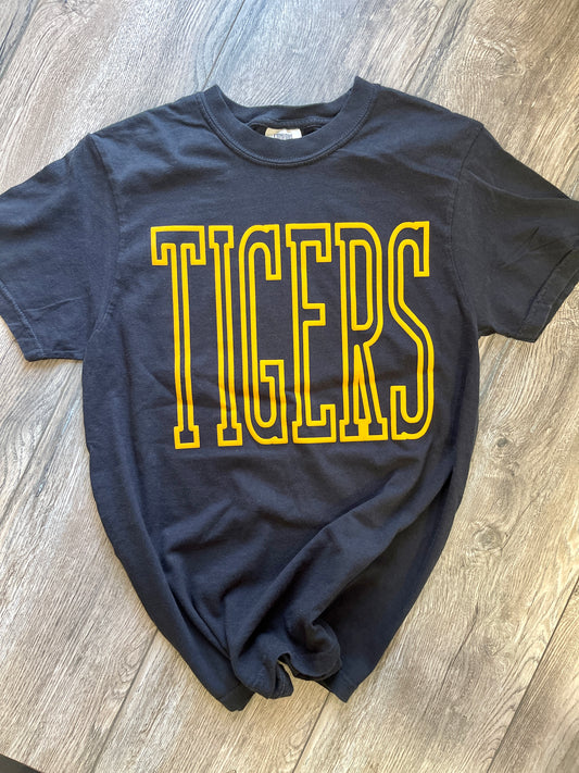 Tigers Shirt Tiger Tshirt Tiger Pride Tee Retro School 