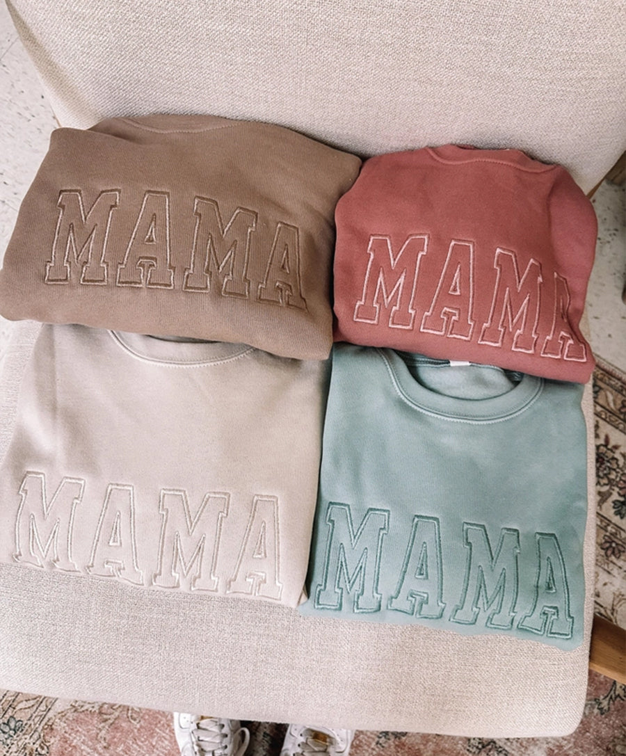 Mama Embroidered Sweatshirt