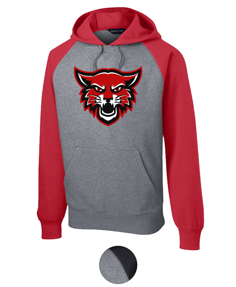 Hoodie Colorblock {Head Mascot LoGo}