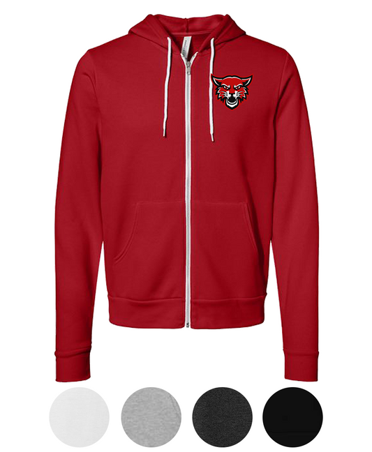 Full-Zip Hoodie {Head Mascot LoGo}