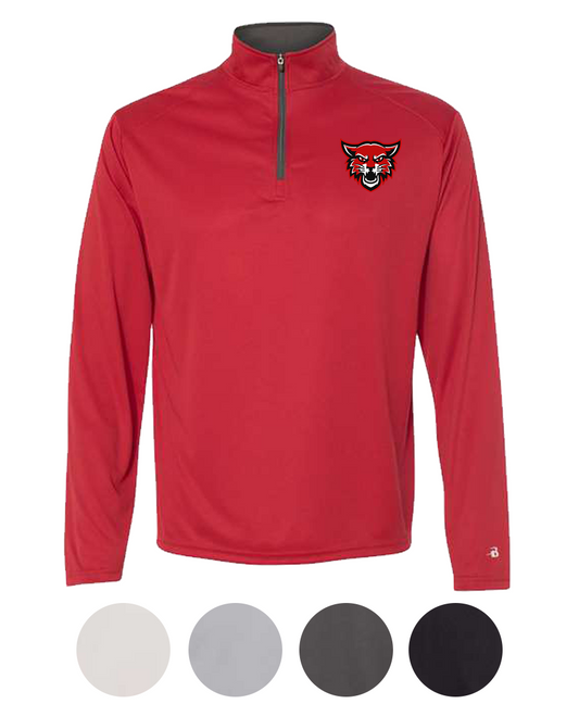 Zip Pullover {Head Mascot LoGo}