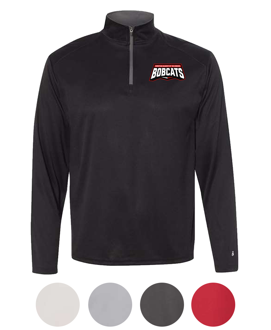 Zip Pullover {Text-2 LoGo}