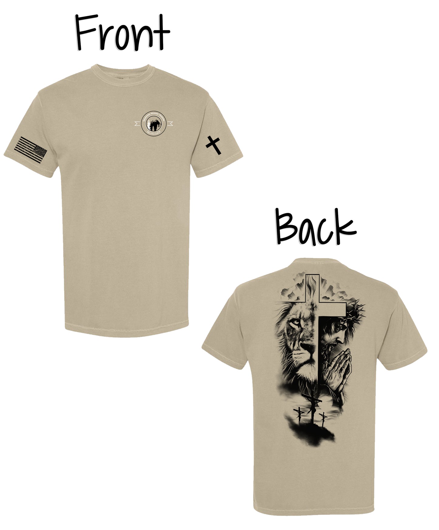 Jesus Praying - Cross Sleeve