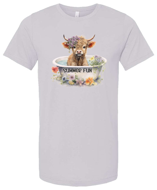 Summer Fun Highland Cow