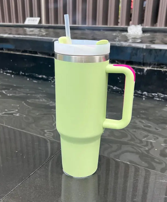 Light Green Stainless Steel Double Wall Insulated Cup - 40oz