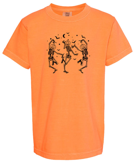 Youth Dancing Pumpkin Skeletons
