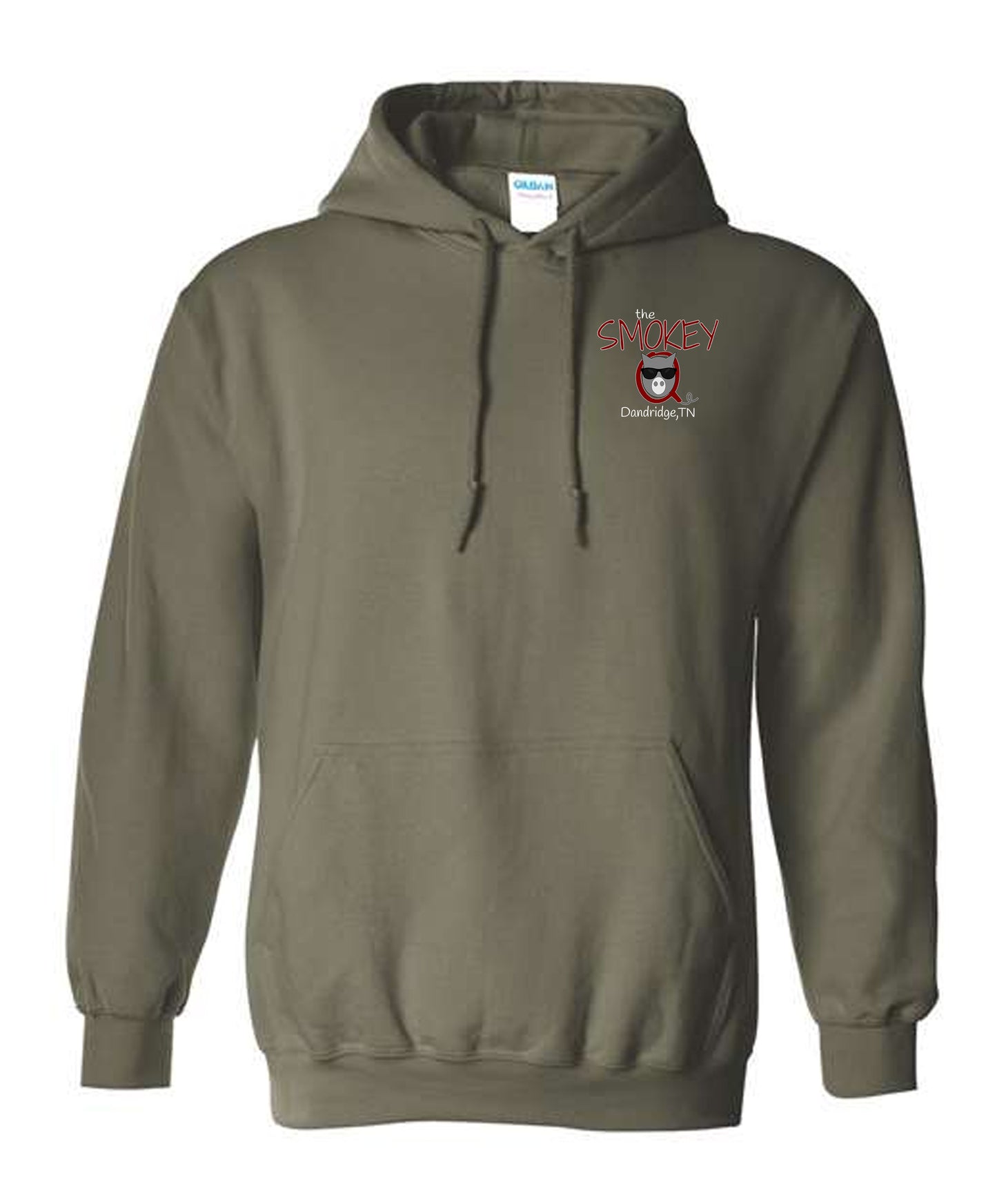 Left Chest - White