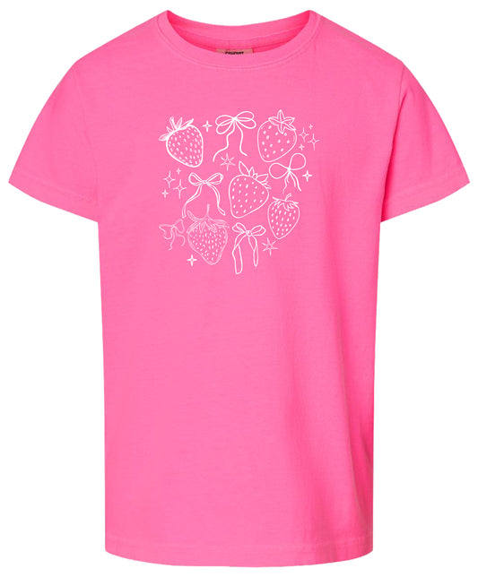 Youth Strawberry & Bow