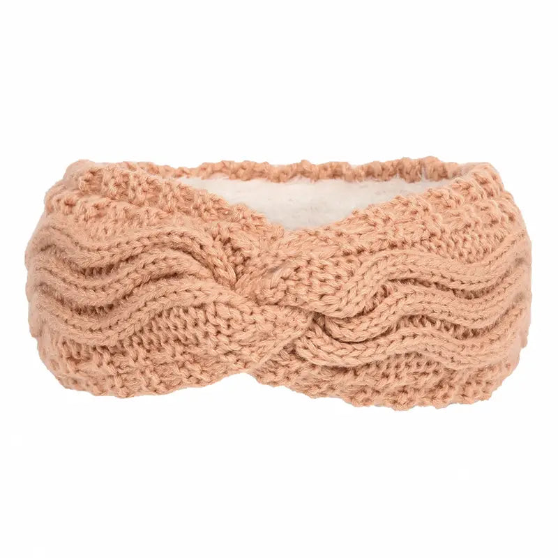 Criss Cross Knitted Winter Headband