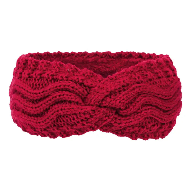 Criss Cross Knitted Winter Headband