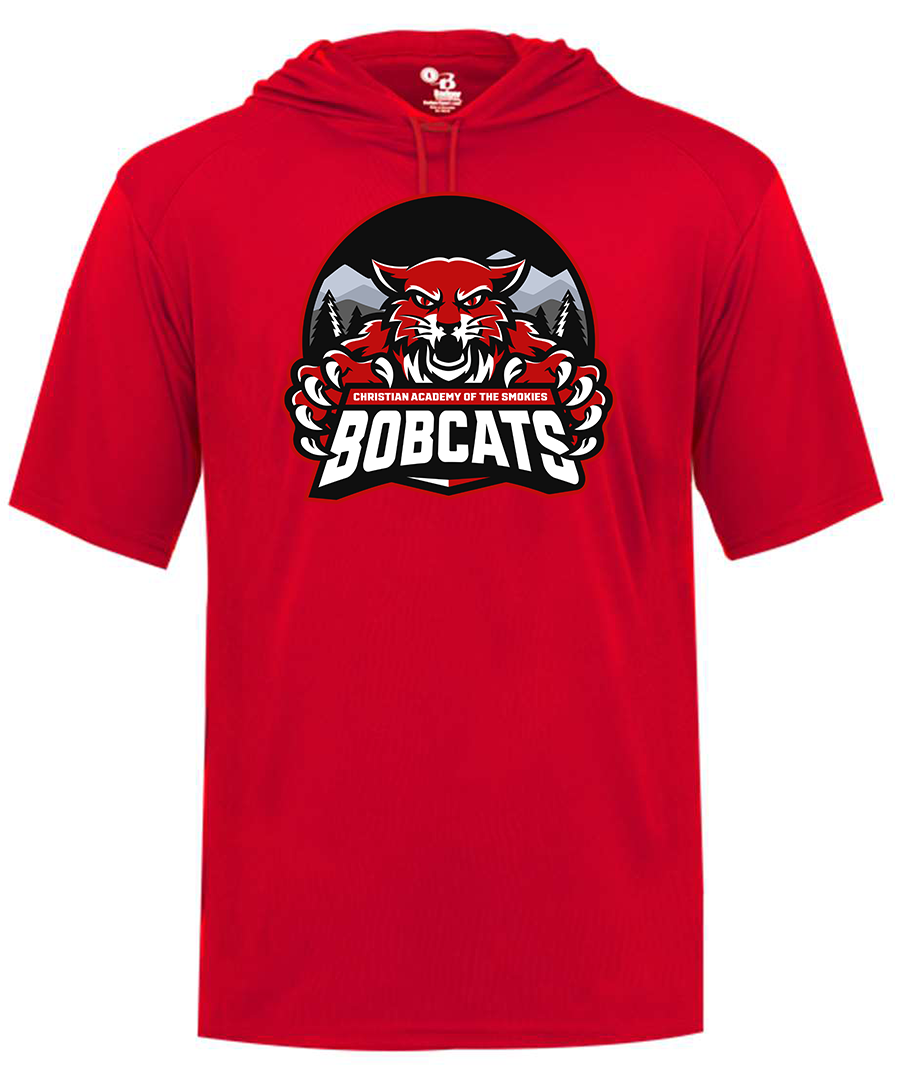 Hooded Tshirt {Dark Mode-2 LoGo}