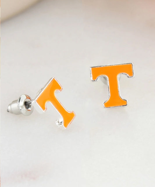 Tennessee Enamel Stud Earrings