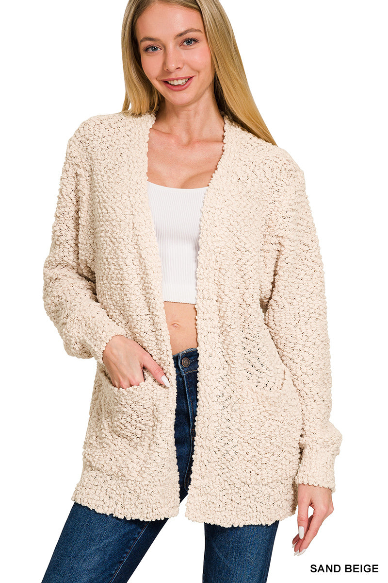 Popcorn Sweater Cardigan