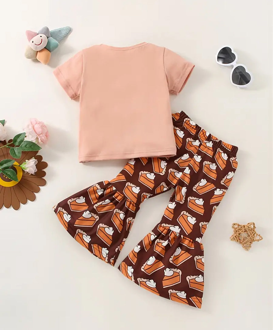 Thick Thighs and Pumpkin Pies & Star Flare Pant Set